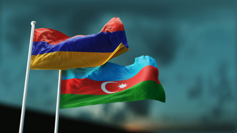 Armenian and Azerbaijani flags