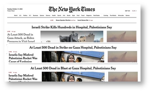 The New York Times Coverage of the Israel-Hamas War:Random Errors or ...
