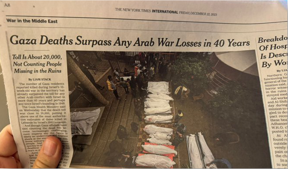 The New York Times Coverage of the Israel-Hamas War:Random Errors or ...