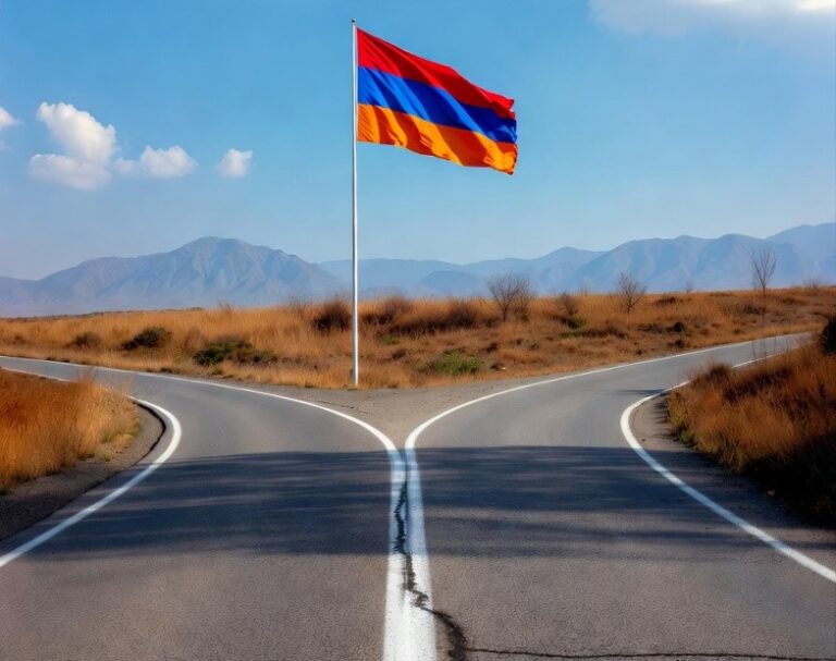 Armenian crossroad (AI Generated)